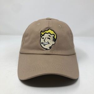 1950's Blonde Man Cartoon Slouch Dad Hat Strapback